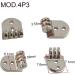 10PCS Eyeglass Hinges for Acetate Sunglasses - Spring Hinges & Plastic Lens Replacement Parts (Color: 4P3) - International Shipping Available - Buy Online on GoSupps.com