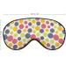 Colorful Dots Sleep Mask for Women | Adjustable Eye Shades with Elastic Strap - Perfect for Restful Sleep - Buy Online on GoSupps.com