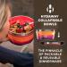 HYDAWAY Collapsible Insulated Bowl with Lid - Portable 1-Quart Dinnerware for Camping, Hiking, Travel - Packable & Resealable - Buy Online on GoSupps.com
