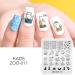 KADS Nail Art Stamping plate Nail Template Nail Art Design Tool Nail DIY Design Image Plate (ZO011) - Buy Online on GoSupps.com