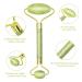 Gua Sha Facial Tools Set and Jade Roller for Face - DSENFURN 100% Real Natural Stone Beauty Jade Roller for Anti-Aging Massage - Buy Online on GoSupps.com
