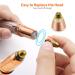 6Pcs Flawless Replacement Heads for Finishing Touch Eyebrow Hair Remover Tool - Rose Gold, Includes Cleaning Brush & Case Storage - Buy Online on GoSupps.com