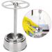 Stylish Stainless Steel Toothbrush Holder Organizer - 4 Compartment Umbrella Design for Bathroom & Makeup Tools | Hztyyier International Shipping - Buy Online on GoSupps.com