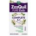 ZzzQuil Pure Zzzs Complete Sleep Melatonin 10mg L-Theanine GABA with Ashwagandha and Magnesium Melatonin Sleep Aid 60 Count