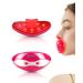 FERNIDA Red Light Device 2 in 1 Lip and Eye Care Tool with Heated for Anti-Aging Smooth Lip Wrinkles Lip Plumper and Reduce Dark Circles 4 Levels Heating Temps Red