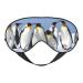 Sleep Mask Eye for Women Men Reusable Soft Blackout Eye Masks Covers for Night Better Sleep Travel Camping Road Trip Essentials Gifts for Him Her - Penguin