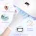 ANCIRS 2 Pairs UV Gloves for Gel Nail Lamp Anti UV Fingerless Gloves for Nail Art DIY Accessories Gel Manicure UV Shield Gloves for Hand Skin Care Protection- White - Buy Online on GoSupps.com
