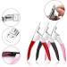 PSGS Fake Nails Nail Cutter Accessories Tools Professional Stainless Steel Nail Clipper Nail Tip Cutter for Acrylic Nail (Color : Pink) - Buy Online on GoSupps.com
