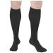 Truform Surgical Stockings 18 mmHg Compression for Men and Women Knee High Length Closed Toe Black Medium Medium (1 Pair) Black