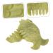 Magiclulu Jade Comb Set - 2 Pieces for Hair & Scalp Massage | Portable Gua Sha Tools for Skin & Head Relief - Buy Online on GoSupps.com