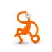 Matchstick Monkey | Dancing Monkey Teether | Orange | Teething Toy for Babies | Gently Massages Infants Gums | Varied Textures to Sooth Baby Teething Pains | Dishwasher and Fridge Suitable
