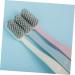 Ultechnovo 6ST Eco-Friendly Stiff Brush Toothbrushes | Sustainable Dental Care Tools | Frosted Cleaning Brushes for Adults - Buy Online on GoSupps.com