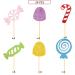 Candy Cupcake Toppers Candyland Birthday Party Decorations Sweet One Glitter Holiday Supplies - Buy Online on GoSupps.com