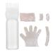 Hair Oil Applicator Bottle 160ml with Hair Dye Kit Root Comb Applicator Bottle with Clear Scale Portable Hair Bleach Kit for Home Barber Shop Hair Dye Tools Hair Oil Applicator Bottle