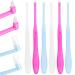 Sibba 6 Pack Tufted Brush Soft Single Tuft Brace Toothbrush Dental Orthodontic Brush End-Tuft Tapered Toothbrush Compact Interdental Interspace Brush for Detail Cleaning Multicolor