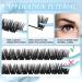 84 Pcs Cluster Lashes | DIY Eyelash Extensions | Natural Look Thin Band | Soft Individual Lashes - Cirrus D-12mm - Buy Online on GoSupps.com