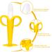 Silicone Baby Teething Toys Set - BPA-Free Banana & Giraffe Teether with Storage Case - Soothes Baby's Gums - Fruit Shape - 4 Pack - Buy Online on GoSupps.com