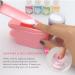 2pcs Dip Powder Recycling Tray System & French Dip Nail Tray Set with Dust Cleaning Brush - Pink & White | AMAZDIP Dipping Powder Nail Glitter Saver Accessories - Buy Online on GoSupps.com