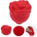 FRCOLOR Rose Face Ice Tray - 5pcs Silicone Mini Face Roller Cube Mold for Ice Circles & Popsicles - Food Grade & Reusable - Buy Online on GoSupps.com