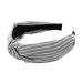 Axy HR34s Vintage Look Headband - Stylish Gray White Stripes Hair Band for Women | International Shipping Available - Buy Online on GoSupps.com