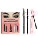 SONGVISON Complete Deluxe Brow Set for natural to well-defined wild eyebrows with a pencil for precise tracing a pencil for even filling and a clear gel for