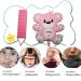 Sensory Chew Necklace for Kids - Silicone Teether Toy for Autism, SPD, ADHD - Pink Bear Block Design - Buy Online on GoSupps.com