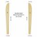 FDM 7 Piece Wooden Fashion Drawing Ruler Set for Tailors, Designers, and Pattern Makers - Curved and Straight Ruler Models - Textile Wooden Riga Ruler Miter Set with Wooden Box - Buy Online on GoSupps.com