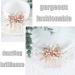 Bride Wedding Hair Comb Rhinestone Hair Clip Pin Pearl Bridal Headpiece for Women and Girls Rose Gold - Buy Online on GoSupps.com