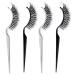 14Pcs False Eyelashes Display Stick Set - Eyelash Applicator & Extension Support Tools for Grafting Effect - Ideal for Eyelash Salons (Black & Clear - Buy Online on GoSupps.com