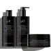 PH Labs Moisturizing and intense hydrating Set - Deep Moisturizing Shampoo and Conditioner with Hydrating Hair Mask for Damaged and Dry Hair - 3 Piece Kit