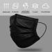 100PCS Kids Black Disposable Face Masks 3 Ply Breathable for 4-12 Ages Boys and Girls - Buy Online on GoSupps.com