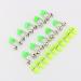 VGEBY 20pcs Set Fishing Alarm LED Dual Bells Fishing Accessory Portable Night Fish Rod Bite Alarm with Light