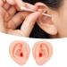 Silicone Ear Model for Jewelry Display & Practice Piercings - Left and Right Soft Flexible Fake Ear Mold for Teaching Tool - Buy Online on GoSupps.com