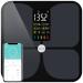 Scales for Body Weight and Fat, Lescale Large Display Weight Scale, High Accurate Body Fat Scale Digital Bluetooth Bathroom Scale for BMI Heart Rate, 15 Body Composition Analyzer Sync with Fitness App