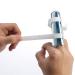 Buy Aluminum Finger Splints - 3 Sizes Hand Support Brackets for Orthopedic Recovery - L Blue White - Buy Online on GoSupps.com