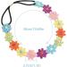TSHAOUN 3 Multicolor Daisy Flower Headband Multi Colour Daisy Chain Elasticated Headband Fashion Floral Headbands Festival Hair Accessories for Festival Party Favor Wedding Party (3 Multicolor) - Buy Online on GoSupps.com