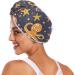 Orange Red Octopus Stars Hair Towel 2 Pack - Super Absorbent Quick Dry Hair Turbans for Women & Girls - Buy Online on GoSupps.com