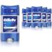 Gillette Antiperspirant Deodorant Gel For Men 420 ml (70 ml x 6) 48-Hour Invisible Sweat and Odour Protection Artic Ice Arctic Ice