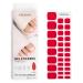 Neonail Gel UV Stickers Easy on P03 - Red - 15 Pattern - Nail ticker - Nail pack lanes - Gel -nail sticker - Nail sticker for feet and hands - fingernails for sticking - Decoration Nail design
