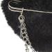 hgnxa Plush Heart Shape Side Hair Clip with Dangle Duckbill Hairpin for Woman Carnivals Taking Photo -slip Hairpin Black - Buy Online on GoSupps.com