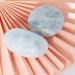 Orientrea Celestite Palm Stone - Set of 2 | Healing Crystal Worry Stone for Pocket Energy | Smooth Celestite - Buy Online on GoSupps.com