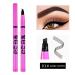 Smudge Proof Micro Tip Liquid Eyebrow Pencil - Dark Coffee | Waterproof Long Lasting Natural Brow Tint Makeup - 0.10 Fl Oz - Buy Online on GoSupps.com