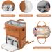 Ziosinm Leather Baby Wrap Backpack - Multifunctional Waterproof Diaper Bag for On-The-Go - Stylish Brown PU Design - Buy Online on GoSupps.com