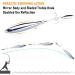 Dr.Fish 3 Pack Jigging Spoons with Bladed Treble Hooks - Saltwater Casting Lures for Surf Fishing and Trolling - 1oz Willow Blade Metal Casting Jigs for Mackerel, Striper, and Bluefish - Buy Online on GoSupps.com