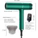 1800W Professional Ionic Hair Dryer | Fast Drying Compact & Folding Blow Dryer for Travel Salon & Family Use - Green - Buy Online on GoSupps.com