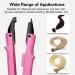 janelove Professional Hair Extensions Iron Fusion Heat Connector Pre Bonded Hair Extensions Iron Kit Tool UK Plug 210 F-390 F Temperature Adjust (Pink) - Buy Online on GoSupps.com