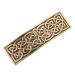 Colcolo Vintage Style Large Celtic Hair Clip | Handmade Gold Metal Barrette for International Shipping - Buy Online on GoSupps.com