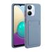 Tivenfezk Nadoli Silicone Case for Oppo Realme 10 4G Ultra thin shockproof scratch -resistant Wallet soft TPU protective cover Mobile phone case with credit card holder Oppo realme 10 4g gray