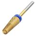 QUNZHAO 5 IN1 Nail Bits for Drill (Medium-M Gold)