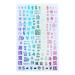 Chinese Styles Lucky Dragon Art Decoration Stickers Decals Nail Art Sticker 3D Decals Nail Art(1 Multicolor) Multicolor1